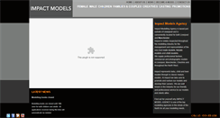 Desktop Screenshot of impactmodels.ltd.uk