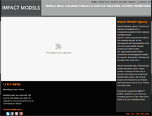 Tablet Screenshot of impactmodels.ltd.uk
